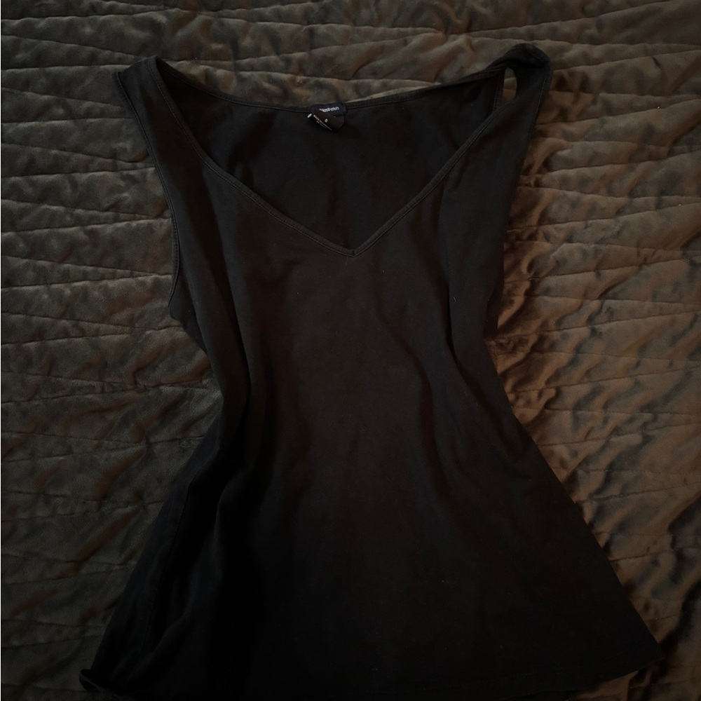 GAP Black V-Neck Tank Top